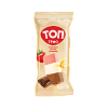 &quot;TOP TRIO CHOCOLATE VANILLA STRAWBERRY&quot; Three-layered milk chocolate ice-cream with vanilla and strawberry flavor 65 g